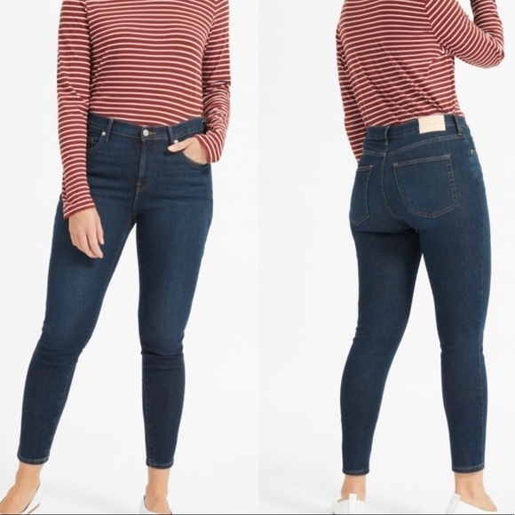 Everlane “The Mid-Rise Skinny Jean” Medium Wash - Picture 6 of 15